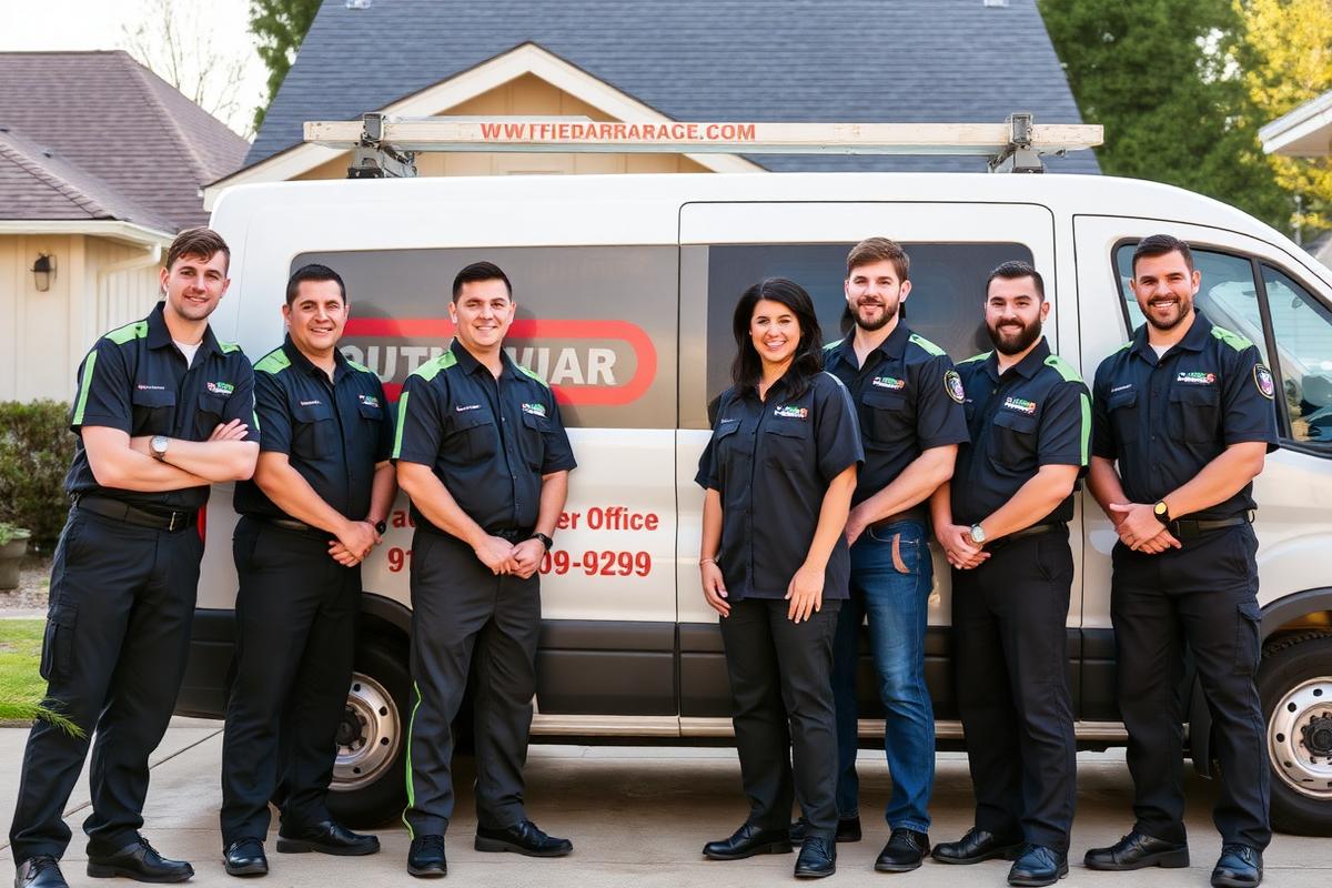 Garage Door Paramount Team of certified technicians